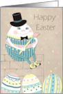 Easter Humpty Dumpty and Eggs card
