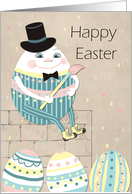 Easter Humpty Dumpty and Eggs card