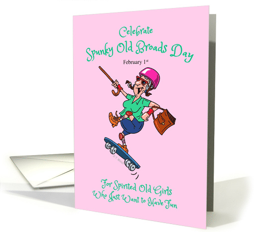 Spunky Old Broads Day February 1st Active Elderly Lady on... (1698164)