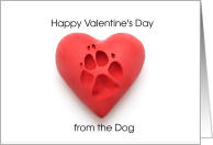 Happy Valentine’s Day from the Dog I Woof You card
