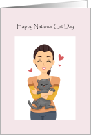 Happy National Cat Day October 29th card