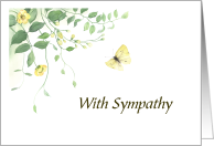 Butterfly Sympathy Card