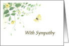 Butterfly Sympathy Card