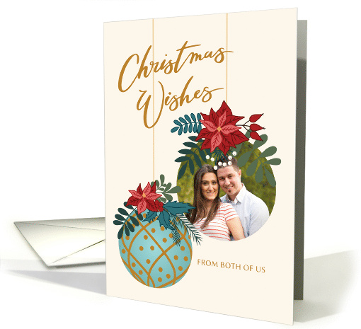Custom Photo Christmas Wishes From Both of Us with... (1750360)