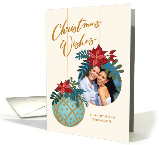Custom Photo Christmas Wishes for Goddaughter with... (1750870)