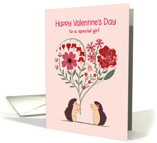 For Her for Valentine's Day with Hedgehogs and Heart... (1821314)