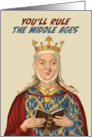 Birthday Medieval Queen Eleanor of Aquitaine Rule the Middle Ages card