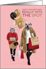 Birthday For Her Dog and Cat Leopard Print Hits the Spot card