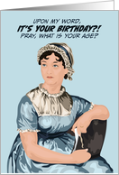 Birthday for Her Jane Austen Pride and Prejudice Quote card