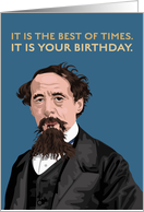 Birthday English Writer Charles Dickens It is the Best of Times card