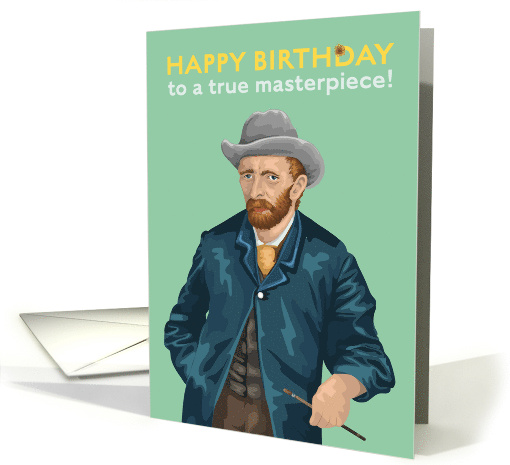 Birthday Dutch Artist Vincent Van Gogh Masterpiece card (1751808)