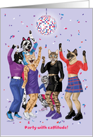 Birthday Cat and Dog Dance Party with Cattitude