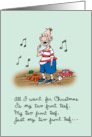 Christmas Humor Child’s Wish List card