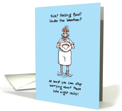 Under the Weather Funny Get Well card (1740540)