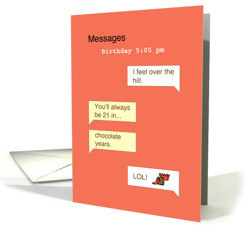 Over the Hill Birthday Humor card (1740644)