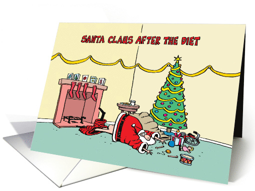 Christmas Humor Santa Loses Pants card (1740786)