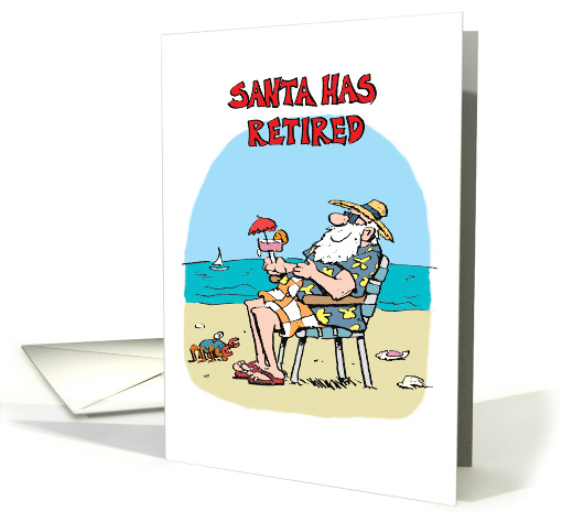 Christmas Humor Santa Retired card (1742800)