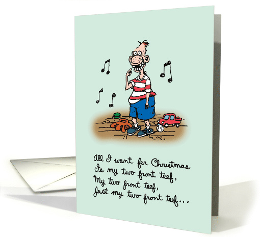 Christmas Humor Child's Wish List card (1742806)