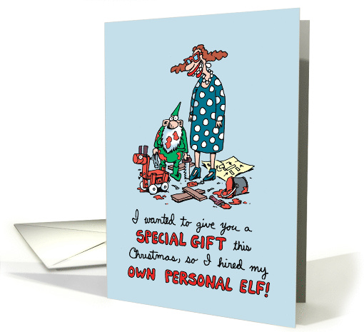 Christmas Humor Personal Elf card (1742814)