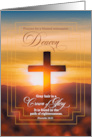 for Deacon Retirement Blessings Christian Cross Proverbs Scripture card