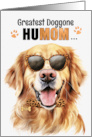 Mother’s Day Golden Retriever Dog Greatest HuMOM Ever card
