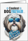 Father’s Day Shih Tzu Dog Coolest Dogfather Ever card