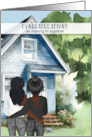 Moving in Together Congratulations African American Lesbian Couple card