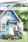 Moving in Together Congratulations African American Gay Couple card