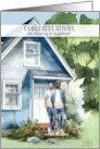 Moving in Together Congratulations Mixed Race Gay Couple card