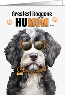 Mother’s Day Portuguese Water Dog Greatest HuMOM Ever card