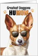 Mother’s Day Podengo Dog Greatest HuMOM Ever card