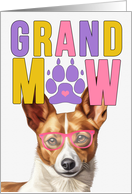 GrandMAW Podengo Dog Grandparents Day from Granddog card
