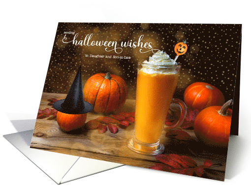 Daughter and Husband Halloween Wishes for a Latte of... (1738110)