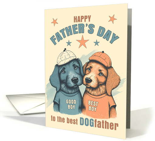 From the Dogs Father's Day for DOGfather Blue and Brown card (1753008)