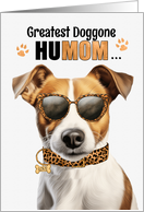 Mother’s Day Jack Russell Terrier Dog Greatest HuMOM Ever card