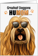 Mother’s Day Briard Dog Greatest HuMOM Ever card