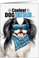Father’s Day Japanese Chin Dog Coolest Dogfather Ever card