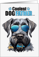 Father’s Day Giant Schnauzer Dog Coolest Dogfather Ever card