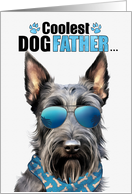 Father’s Day Scottish Terrier Dog Coolest Dogfather Ever card