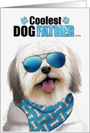 Father’s Day Coton de Tulear Dog Coolest Dogfather Ever card