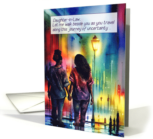 for Daughter in Law Cancer Get Well African American Women card