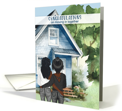Moving in Together Congratulations African American... (1770726)