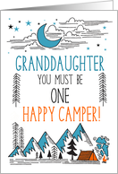 Granddaughter Summer Camp One Happy Camper card