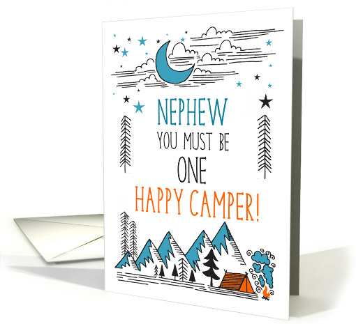 Nephew Summer Camp One Happy Camper card (1775130)