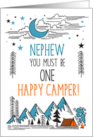 Nephew Summer Camp One Happy Camper card