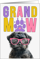 GrandMAW Affenpinscher Dog Grandparents Day from Granddog card