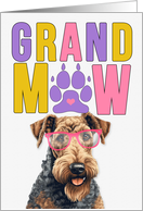 GrandMAW Airedale Dog Grandparents Day from Granddog card