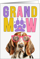GrandPAW Basset Hound Dog Grandparents Day from Granddog card