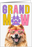 GrandMAW Chow Chow Dog Grandparents Day from Granddog card