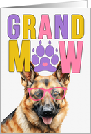 GrandMAW German Shepherd Dog Grandparents Day from Granddog card